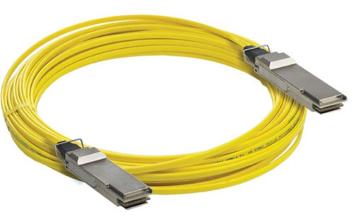 QSFP connectors and cabling and active optical-module