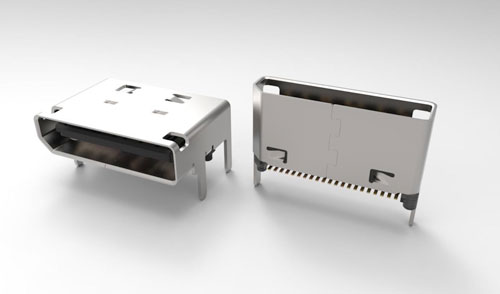 OcuLink X4 Receptacle Connector