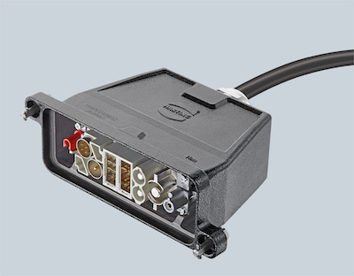 The new Han Gigabit module enables Cat. 7A transmission in the train car transition area and offers advantages for interference resistance and frequency range.