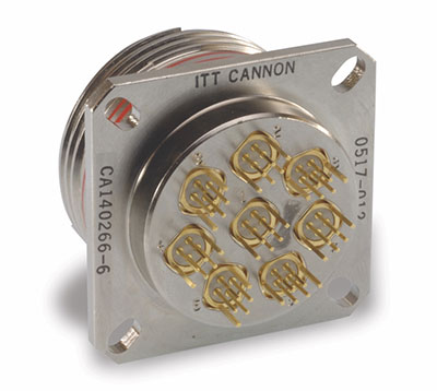 ITT Cannon Quadrax connector paris air show