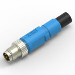 TE's SPE IP67 M8 hybrid cable plug