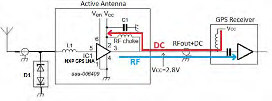 Getting one wire to do more, Part 3 – Powering the antenna LNA