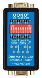 DE-9 breakout box