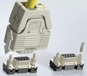 PushPull D-Sub connector housing